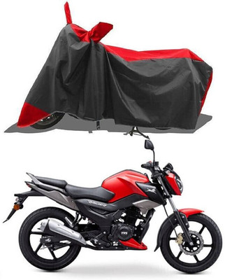SK AUTO Waterproof Two Wheeler Cover for TVS(Raider, Red)
