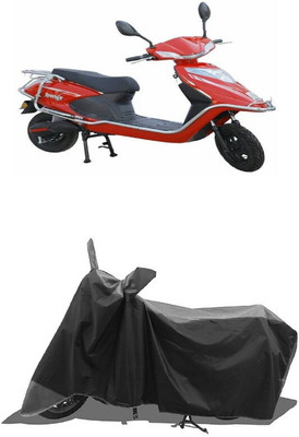 SUGASHRI Waterproof Two Wheeler Cover for Tunwal(Sport 63 48V, Grey, Black)