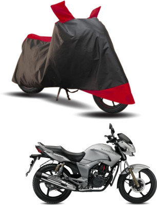 KEDIT Two Wheeler Cover for Hero(Hunk, Red, Black)