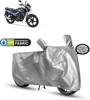 CODOKI Waterproof Two Wheeler Cover for TVS(Star City Plus BS6, Silver)