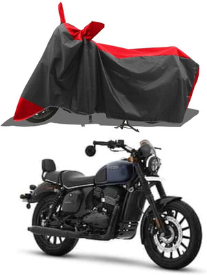 SPECTUS Two Wheeler Cover for Yezdi(Roadster 650, Red)