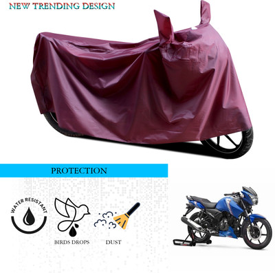 SnehaSales Waterproof Two Wheeler Cover for TVS(Apache RTR 180, Maroon)