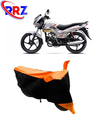 RRZ Waterproof Two Wheeler Cover for Mahindra(Centuro NXT, Black, Orange)