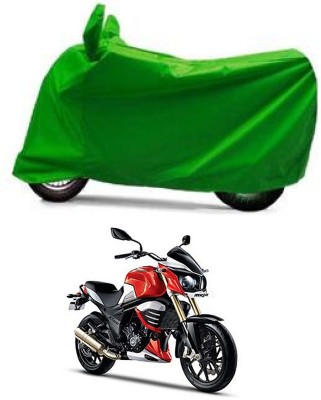 Furious3D Two Wheeler Cover for Mahindra(MOJO XT 300, Green)