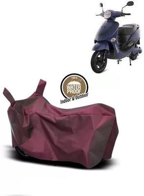OliverX Waterproof Two Wheeler Cover for Hero(Electric Photon, Maroon)