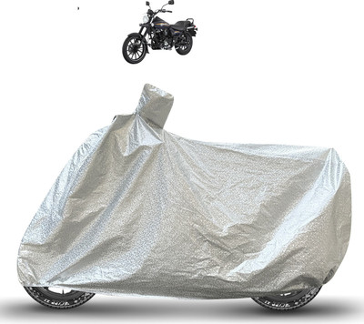 Caronix Waterproof Two Wheeler Cover for Bajaj(Avenger, Silver)
