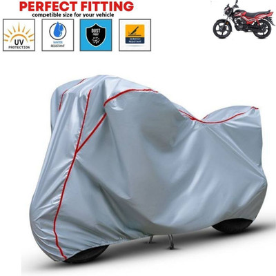 BigFly Waterproof Two Wheeler Cover for TVS(Star City Plus, Silver)