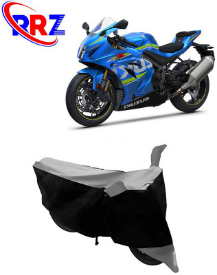 RRZ Waterproof Two Wheeler Cover for Suzuki(GSX R1000, Black, Grey)