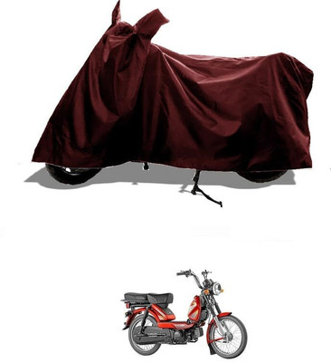 KEDIT Two Wheeler Cover for TVS(Heavy Duty Super XL, Maroon)