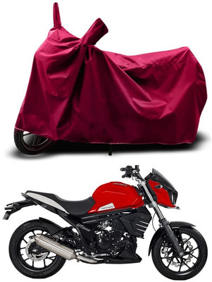 KEDIT Two Wheeler Cover for Mahindra(Maroon)