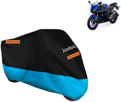 Juvdoxj Waterproof Two Wheeler Cover for Yamaha(YZF R15 V3, Blue)