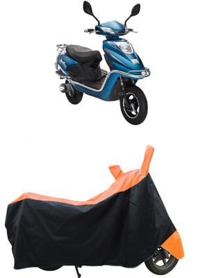Coxtor Waterproof Two Wheeler Cover for Tunwal(Sport 63 48V, Orange)