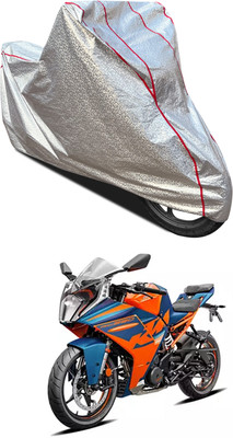 PAGORA Waterproof Two Wheeler Cover for KTM(RC 390 BS6, Silver)