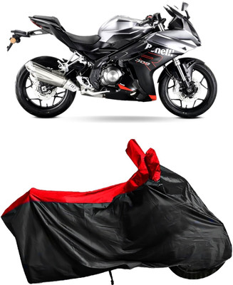 APNEK Waterproof Two Wheeler Cover for Benelli(302R, Black, Red)
