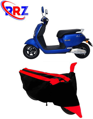 AutoGalaxy Waterproof Two Wheeler Cover for Okinawa(Lite, Black, Red)