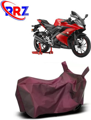 RRZ Waterproof Two Wheeler Cover for Yamaha(YZF R15 V3.0, Maroon)