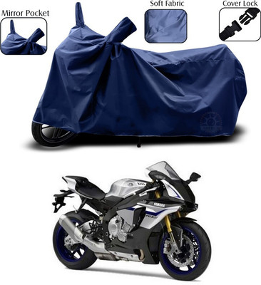 SEBONGO Waterproof Two Wheeler Cover for Yamaha(YZF R1M, Blue)
