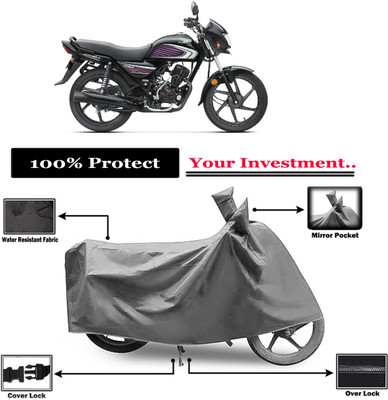 Amexride Two Wheeler Cover for Honda(Neo BS6, Grey)