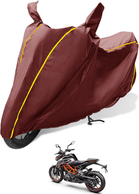 Auto Hub Waterproof Two Wheeler Cover for KTM(250 Duke, Maroon)