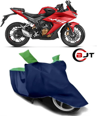 BHAGAT JI TRADER Two Wheeler Cover for Bajaj(Red, Black)