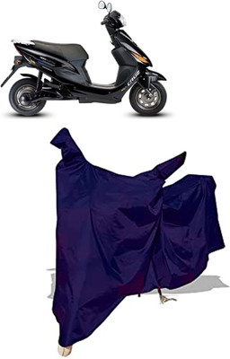 Amexride Two Wheeler Cover for Hero Electric(Electric Cruz, Blue)