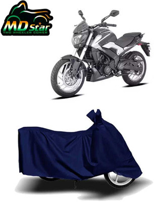 Mdstar Waterproof Two Wheeler Cover for Bajaj(Dominar, Blue)