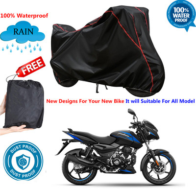 AutoGalaxy Waterproof Two Wheeler Cover for Bajaj(Pulsar 125 Neon BS6, Black)