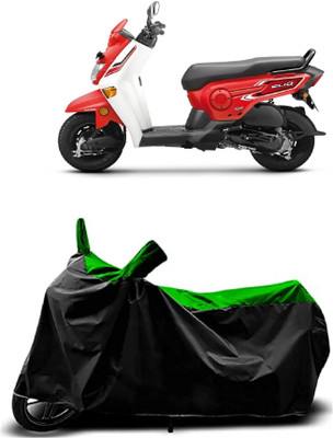 VESMEI Two Wheeler Cover for Honda(Cliq BS6, Green)
