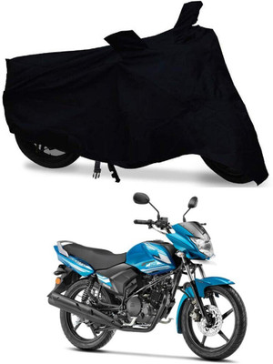 DeepShakshi AUTOMOTIVE Waterproof Two Wheeler Cover for Yamaha(Saluto, Black)