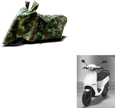 AutoGalaxy Two Wheeler Cover for Ola(Electric Scooter, Green)