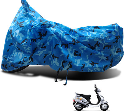Euro Care Waterproof Two Wheeler Cover for Mahindra(Duro, Blue)