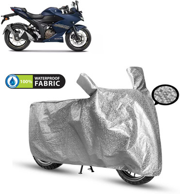 CODOKI Waterproof Two Wheeler Cover for Suzuki(Gixxer SF, Silver)