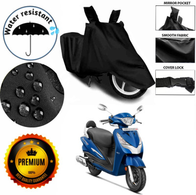 AIKOZIYA Waterproof Two Wheeler Cover for Hero(Destini 125, Black)