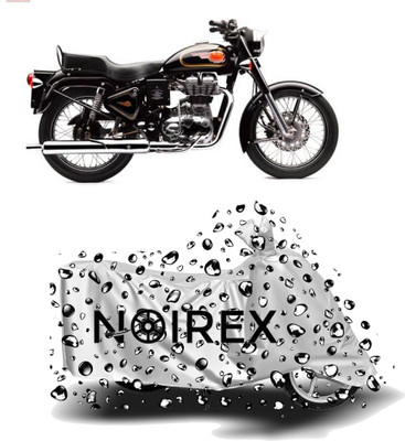 NOIREX Two Wheeler Cover for Royal Enfield(Bullet 500, Silver)