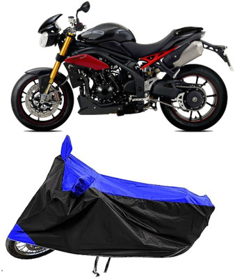GROFATIK Two Wheeler Cover for Triumph(Speed Triple ABS, Blue)