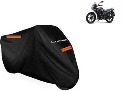 Horseyaart Waterproof Two Wheeler Cover for TVS(Flame, Black)