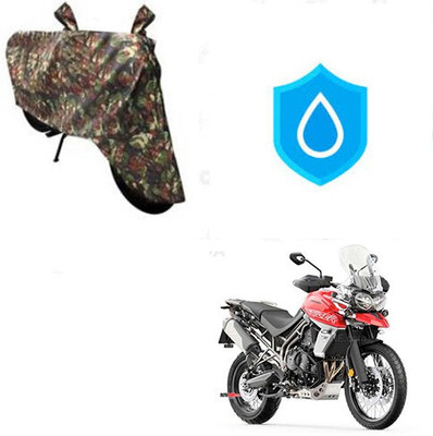 DeepShakshi AUTOMOTIVE Waterproof Two Wheeler Cover for Triumph(Tiger 800 XCA, Multicolor)
