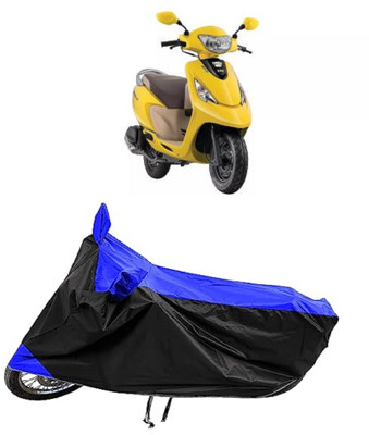 Mdstar Waterproof Two Wheeler Cover for TVS(Zest 110, Blue)