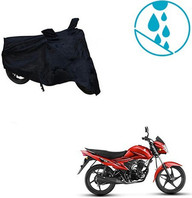 MMSSTAR Waterproof Two Wheeler Cover for Suzuki(Hayate, Black)