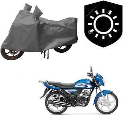 MMSSTAR Waterproof Two Wheeler Cover for Hero(CD 110 Dream, Grey)
