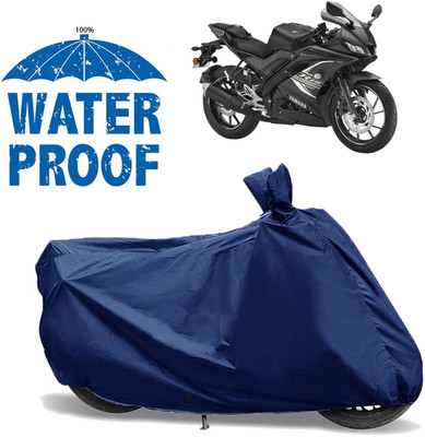 AutoGalaxy Waterproof Two Wheeler Cover for Yamaha(YZF R15 BS6, Blue)