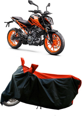 DeepShakshi AUTOMOTIVE Two Wheeler Cover for KTM(200 Duke, Red)
