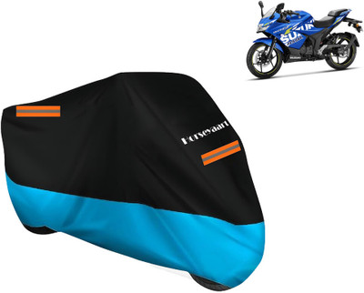 Horseyaart Waterproof Two Wheeler Cover for Suzuki(Gixxer SF, Blue)
