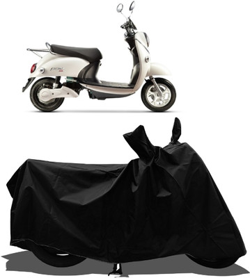 Tricway Waterproof Two Wheeler Cover for Evolet(Polo BS6, Black)