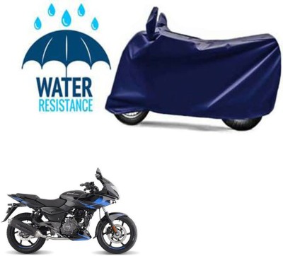 WMIZEXA Waterproof Two Wheeler Cover for Bajaj(Pulsar 200 BS6, Blue)