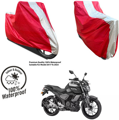 AutoGalaxy Waterproof Two Wheeler Cover for Aprilia(RS 660, Silver, Red)
