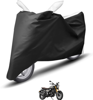 Caronix Waterproof Two Wheeler Cover for TVS(White)