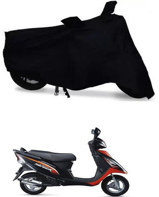 THE REAL ARV Waterproof Two Wheeler Cover for TVS(Streek, Black)