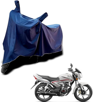 KEDIT Two Wheeler Cover for Honda(CB Shine, Blue)
