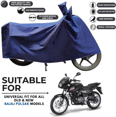 MADAFIYA Two Wheeler Cover for Bajaj(Pulsar 180 BS6, Blue)